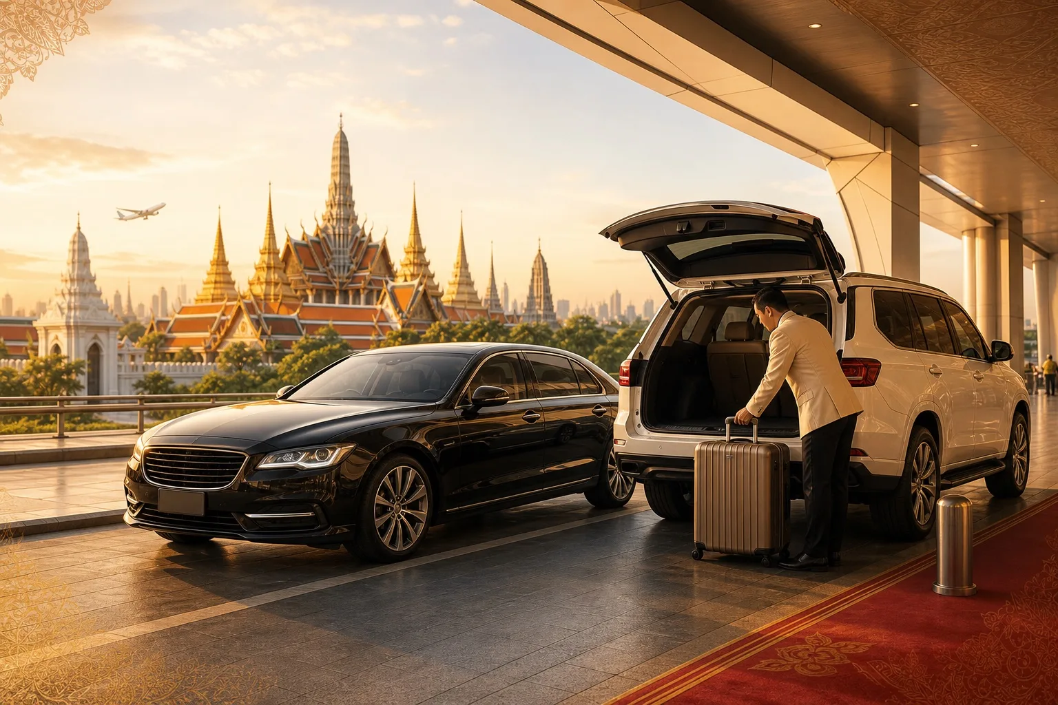 Private airport transfer vehicles and Bangkok taxi service